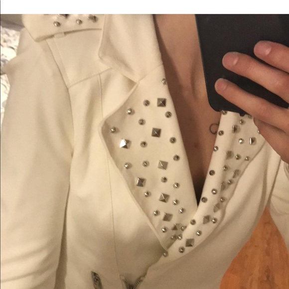 Bebe studded biker jacket - Picture 3 of 5